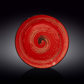 Round Plate WL‑669216/A, Color: Red, Centimeters: 28
