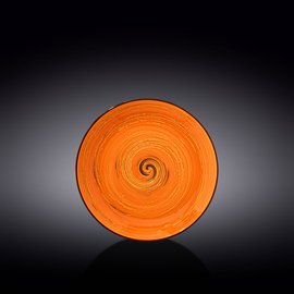Round Plate WL‑669311/A, Color: Orange, Centimeters: 18