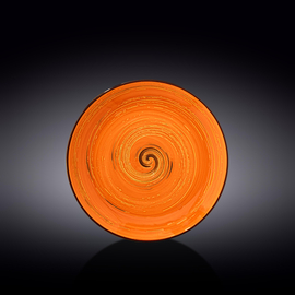 Round Plate WL‑669313/A, Colour: Orange, Centimetres: 23