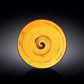 Round Plate WL‑669414/A, Color: Yellow, Centimeters: 25.5
