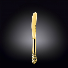 Нож столовый 22 см на блистере WL‑999231/1B, Цвет: Золотой