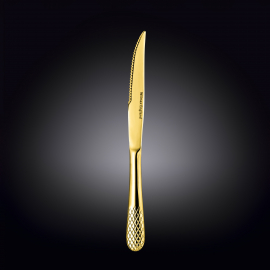 Нож для стейка 23,5 см на блистере WL‑999246/1B, Цвет: Золотой