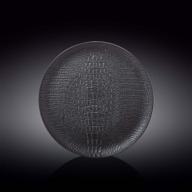 Round Plate WL‑662106/A, Colour: Black, Centimetres: 25.5