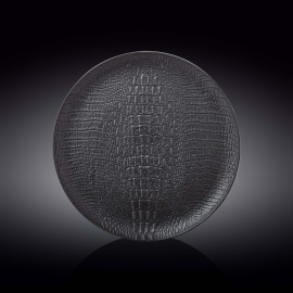 Round Plate WL‑662107/A, Colour: Black, Centimetres: 28
