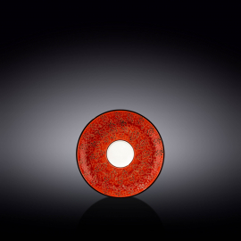 Saucer WL‑667233/B, Colour: Red, Centimetres: 11