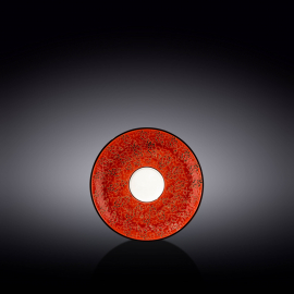 Saucer WL‑667234/B, Color: Red, Centimeters: 12