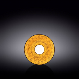Saucer WL‑667434/B, Colour: Yellow, Centimetres: 12