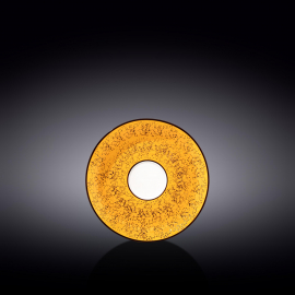 Saucer WL‑667435/B, Colour: Yellow, Centimetres: 14