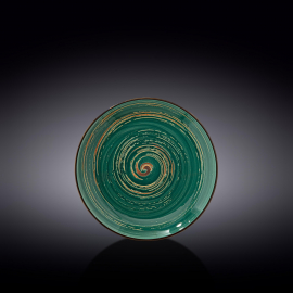 Round Plate WL‑669511/A, Colour: Green, Centimetres: 18