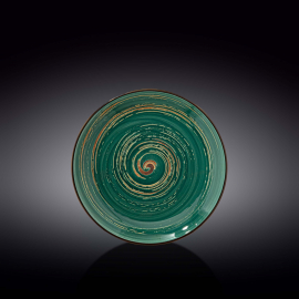 Round Plate WL‑669512/A, Colour: Green, Centimetres: 20.5