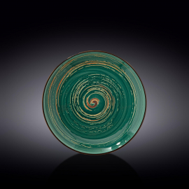 Round Plate WL‑669513/A, Colour: Green, Centimetres: 23
