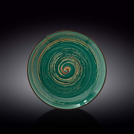 Round Plate WL‑669514/A, Colour: Green, Centimetres: 25.5