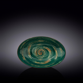 Oval Bowl WL‑669540/A, Color: Green, Centimeters: 25 x 16.5 x 6