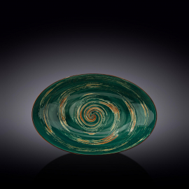 Oval Bowl WL‑669541/A, Color: Green, Centimeters: 30 x 19.5 x 7