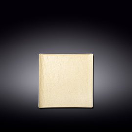 Square Plate WL‑661304/A, Colour: Sand, Centimetres: 13 x 13
