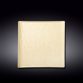 Square Plate WL‑661306/A, Colour: Sand, Centimetres: 21.5 x 21.5