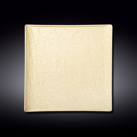 Square Plate WL‑661307/A, Colour: Sand, Centimetres: 27 x 27