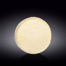 Round Plate WL‑661325/A, Colour: Sand, Centimetres: 23