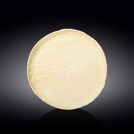 Round Plate WL‑661326/A, Colour: Sand, Centimetres: 25.5