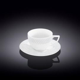 чашка чайная и блюдце 240 мл wl‑880105/ab Wilmax (photo 1)