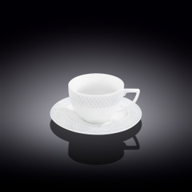 чашка для капучино и блюдце 170 мл wl‑880106/ab Wilmax (photo 1)