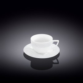 чашка кофейная и блюдце 90 мл wl‑880107‑jv/ab Wilmax (photo 1)