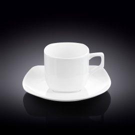 Tea cup & saucer set of 2 in colour box wl‑993003/2c Wilmax (photo 1)