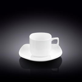 чашка кофейная и блюдце 90 мл wl‑993041/ab Wilmax (photo 1)