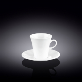чашка кофейная и блюдце 90 мл wl‑993108/ab Wilmax (photo 1)