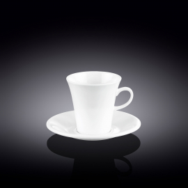 Coffee cup & saucer set of 4 in colour box wl‑993005/4c Wilmax (photo 1)