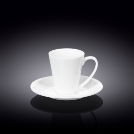 чашка кофейная и блюдце 110 мл wl‑993054/1c Wilmax (photo 1)