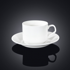 чашка чайная и блюдце 215 мл wl‑993112/ab Wilmax (photo 1)