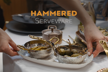 WILMAX HAMMERED SERVEWARE