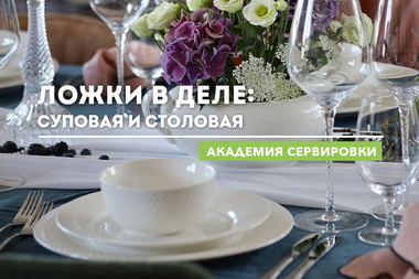 Академия сервировки WILMAX. Ложки в деле: суповая и столовая