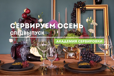 Академия сервировки WILMAX. Спецвыпуск. Сервируем осень.