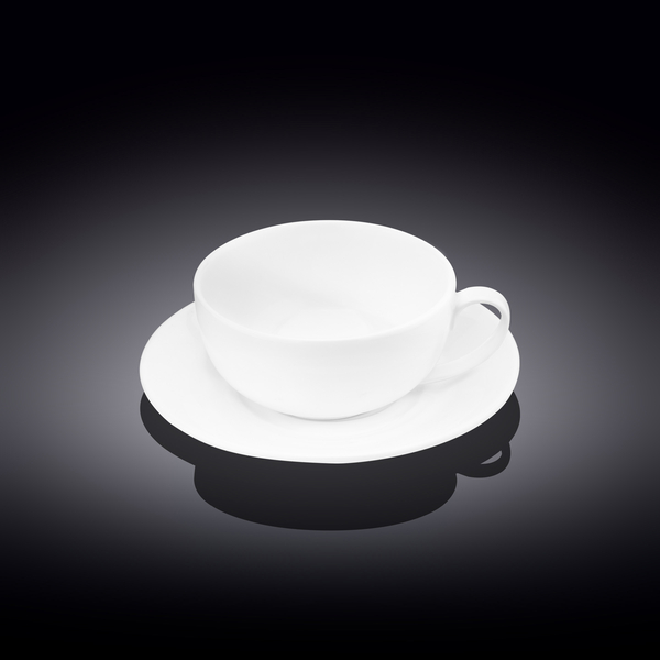чашка чайная и блюдце 180 мл wl‑993232/ab Wilmax (photo 1)
