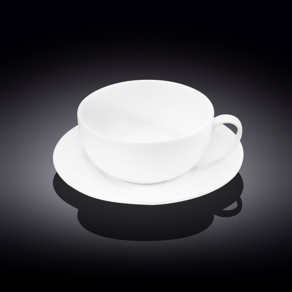 чашка чайная и блюдце 330 мл wl‑993234/ab Wilmax (photo 1)