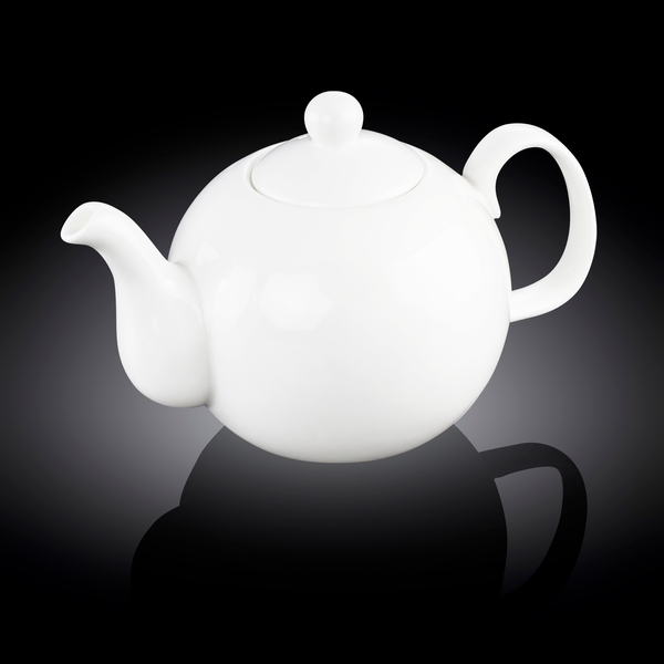 Tea Pot in Colour Box WL‑994047/1C, Color: White, Mililiters: 1350