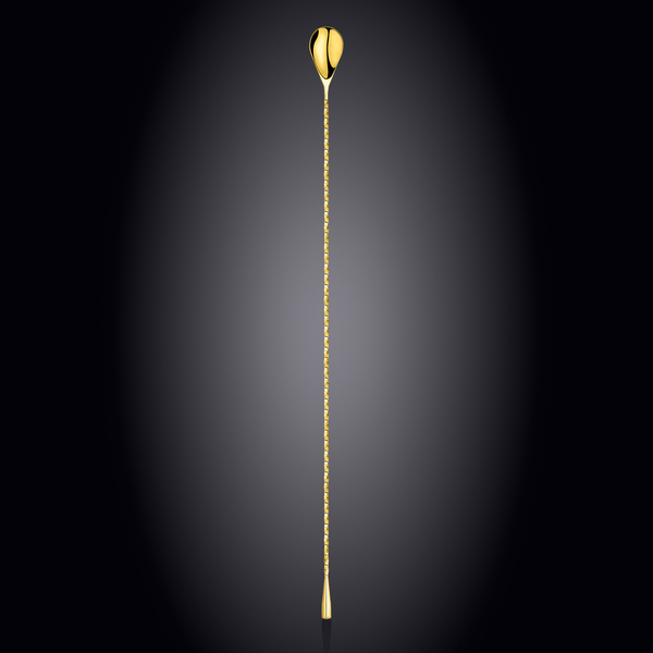 Ложка барная на блистере 50 см WL‑552511/1B, Цвет: Золотой