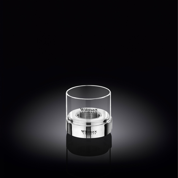 Candlestick WL‑551310/A, Color: Silver, Centimeters: 8 x 7