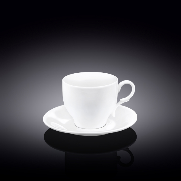 чашка кофейная и блюдце 90 мл wl‑993103/ab Wilmax (photo 1)