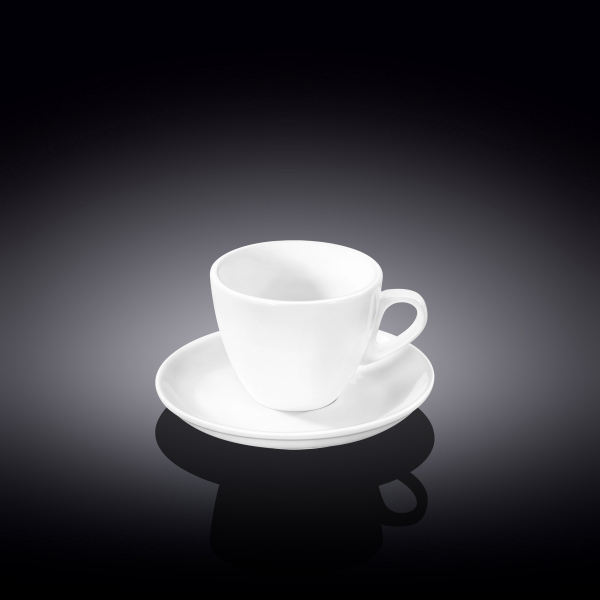 чашка кофейная и блюдце 75 мл wl‑993173/ab Wilmax (photo 1)