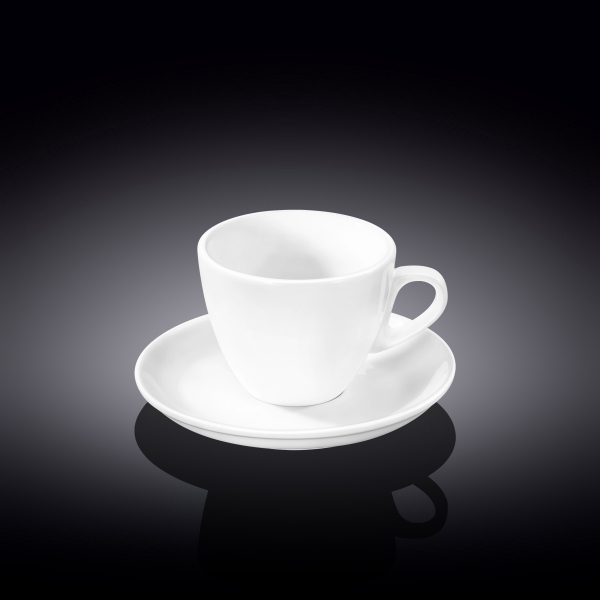 чашка кофейная и блюдце 110 мл wl‑993174/ab Wilmax (photo 1)