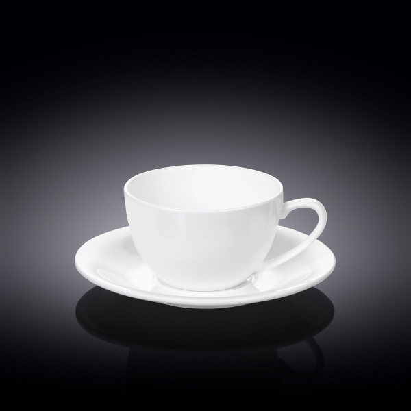 чашка для капучино и блюдце 180 мл wl‑993001/1c Wilmax (photo 1)