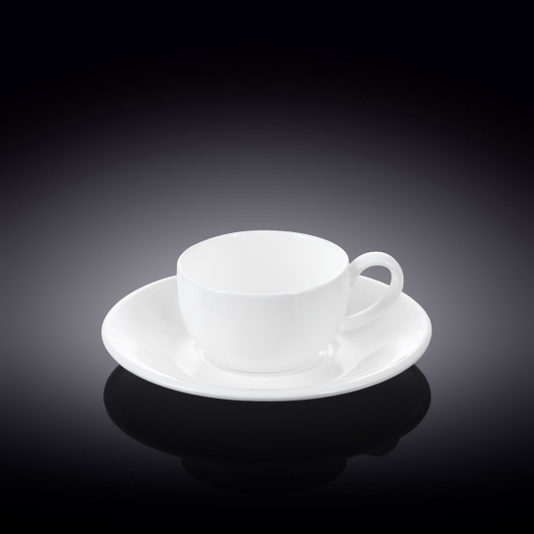 чашка кофейная и блюдце 100 мл wl‑993002/1c Wilmax (photo 1)