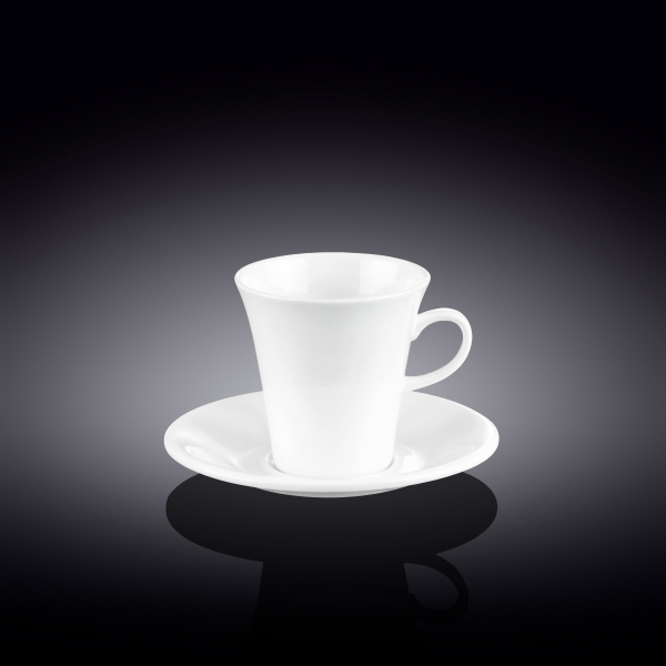 Coffee cup & saucer set of 6 in colour box wl‑993005/6c Wilmax (photo 1)
