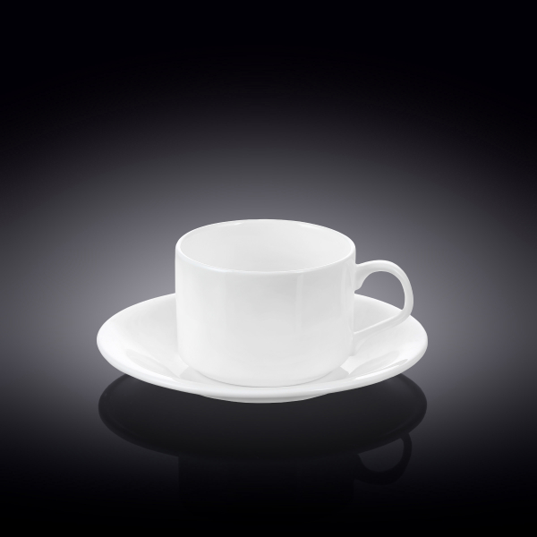 чашка чайная и блюдце 160 мл wl‑993006/ab Wilmax (photo 1)