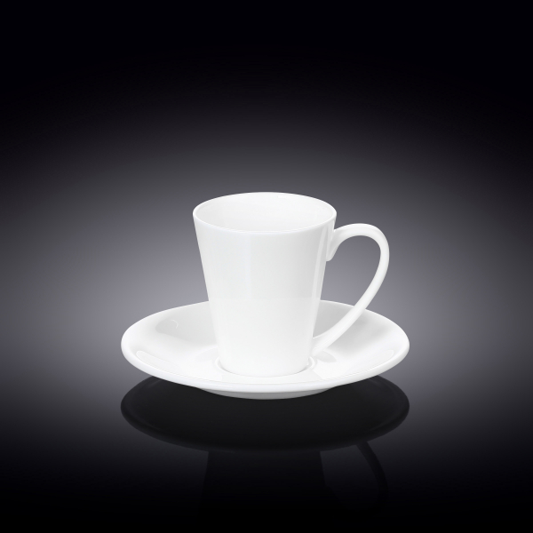чашка кофейная и блюдце 110 мл wl‑993054/ab Wilmax (photo 1)