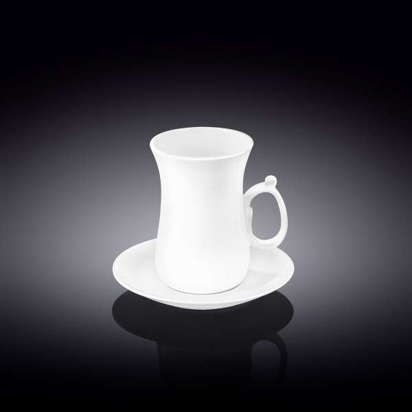 чашка чайная и блюдце 120 мл wl‑993087/ab Wilmax (photo 1)