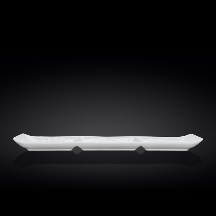 Блюдо прямоугольное 3-х секционное 40,5x13 см wl‑661536/a Wilmax (photo 2)